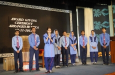Students-Of-Mirzapur-Collegiate-School-are-performing